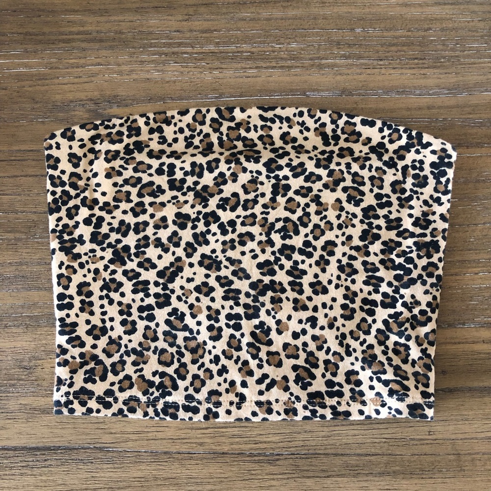 Garage Cheetah Tube Top